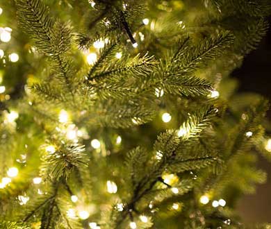 Искусственные световые ёлки в Иваново